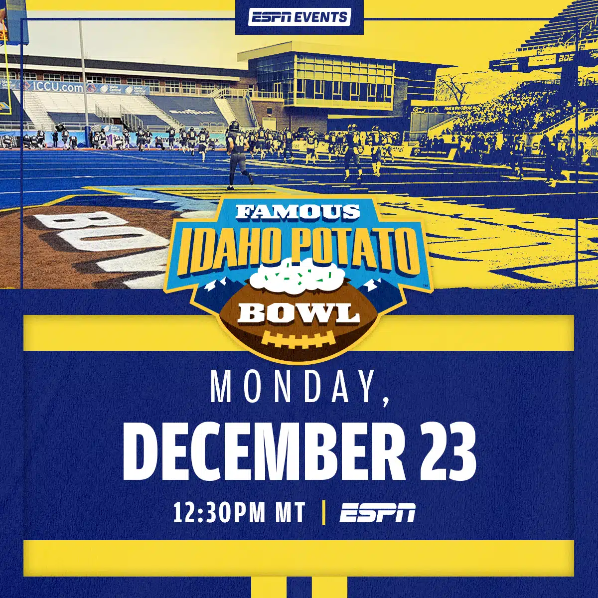 Famous Idaho Potato Bowl Returns for 28th Edition